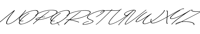 Perfect Cursive Font UPPERCASE