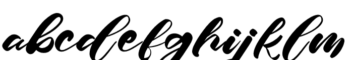Perfect Orchid Font LOWERCASE