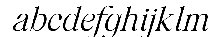 PerfectStrangers-Italic Font LOWERCASE