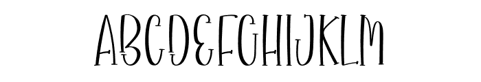 Perfection Of Love Font UPPERCASE