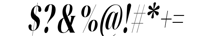 Perfectly Nostalgic Condensed Italic Condensed Italic Font OTHER CHARS