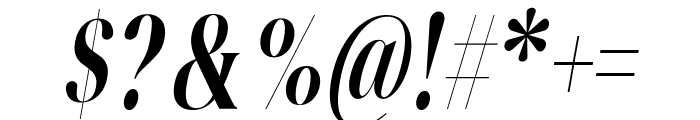 Perfectly Nostalgic Italic Italic Font OTHER CHARS