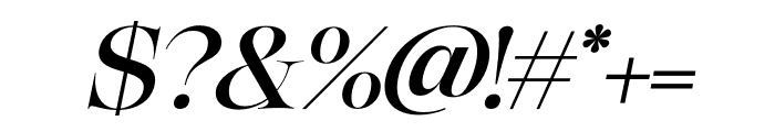 Perfectly Stylish Italic Font OTHER CHARS