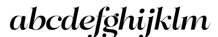 Perfectly Stylish Italic Font LOWERCASE