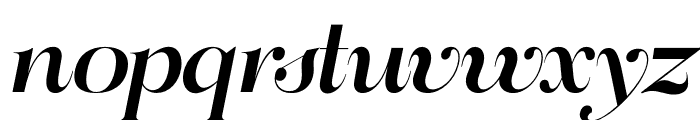 Perfectly Stylish Italic Font LOWERCASE