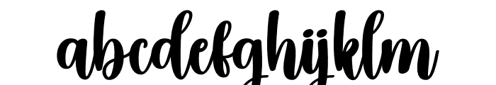 Perfectly Winter Font LOWERCASE