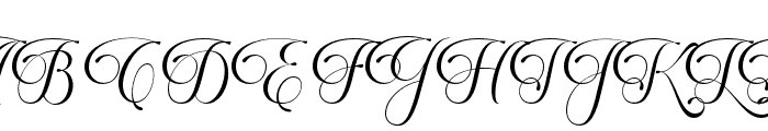 PerfectlyNotedCalligraphy Font UPPERCASE
