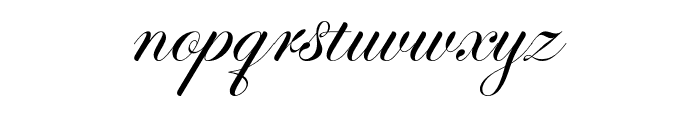 Perfecto Calligraphy Font LOWERCASE