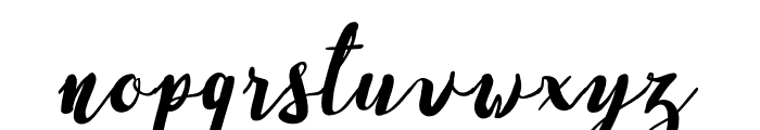Perfectos Font LOWERCASE