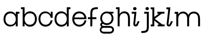 Pericano Display Regular Font LOWERCASE