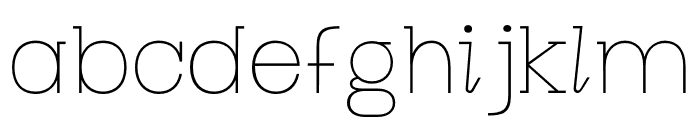 Pericano Display Thin Font LOWERCASE