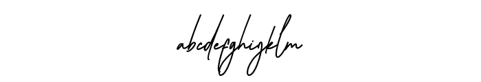 Permata Signature Font LOWERCASE