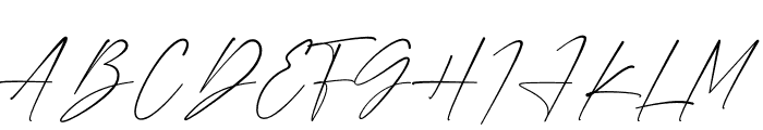 Permatha Signature Font UPPERCASE