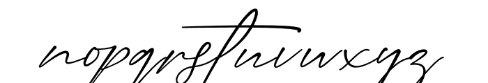 Permatha Signature Font LOWERCASE