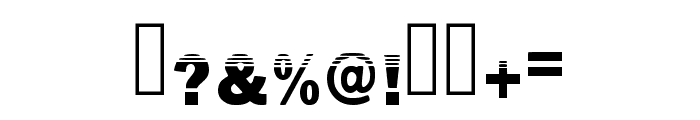 Perpendicular Regular Font OTHER CHARS