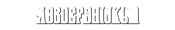 Perserk Shadow Font LOWERCASE