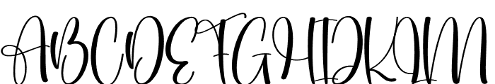 Personal Font UPPERCASE