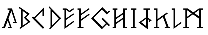 Pertho Regular Font LOWERCASE