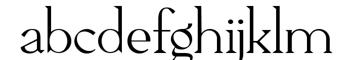 Pervinca Family Thin Font LOWERCASE