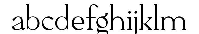 PervincaFamily-Thin Font LOWERCASE