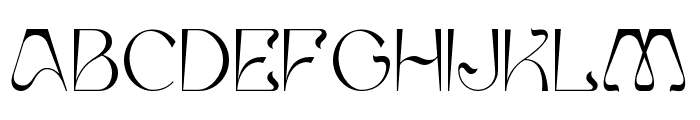 Pesha Regular Font UPPERCASE