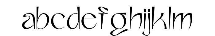 Pesha Regular Font LOWERCASE