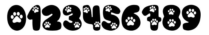 Pet Footprint Font OTHER CHARS