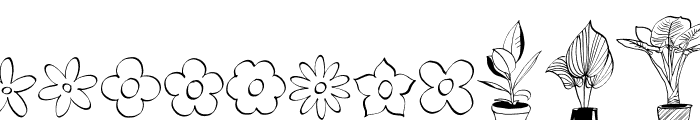 Petal Types Dingbat FONT