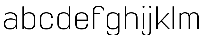 Petchlamoon ExtraLight Font LOWERCASE