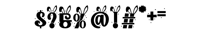 Peter Cottontail Regular Font OTHER CHARS