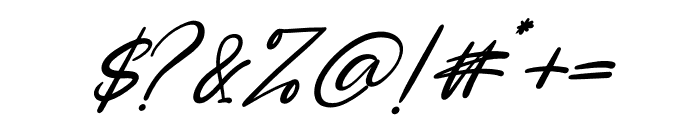 Pettiara Italic Font OTHER CHARS