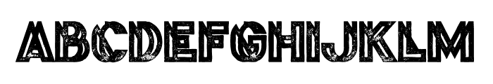 Phantom Bold Grunge Font UPPERCASE