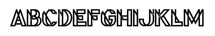 Phantom Grunge Font UPPERCASE