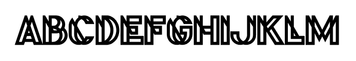Phantom Medium Font UPPERCASE