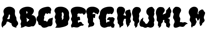 PhantomGasRegular Font LOWERCASE