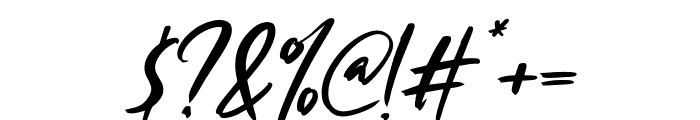 Pharllos Italic Font OTHER CHARS