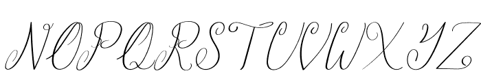Phattel Italic Font UPPERCASE