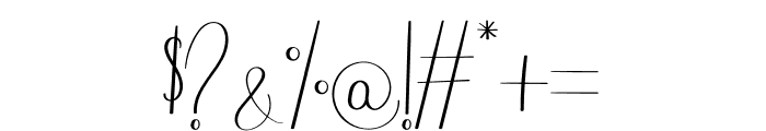 Phattel Font OTHER CHARS