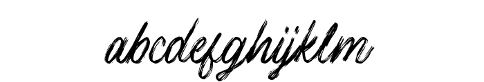 Phenorush - Textured Brush Font Font LOWERCASE