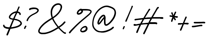 Phillia-Regular Font OTHER CHARS