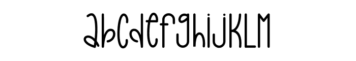 Phinasera Font LOWERCASE