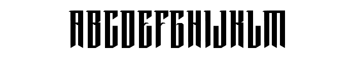 PholestRegular Font UPPERCASE