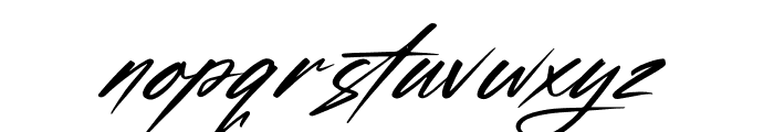 Phorenix Dashtime Italic Font LOWERCASE