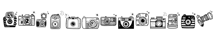 Photography Day Font LOWERCASE