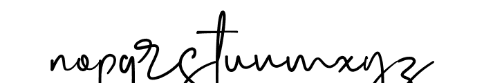Photography Signature Font LOWERCASE