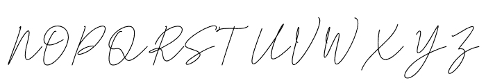 Photomark Signature Font UPPERCASE