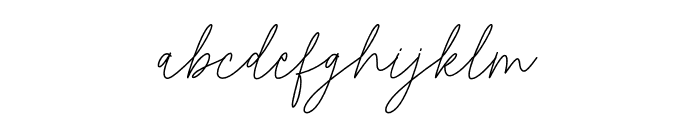 Photomark Signature Font LOWERCASE