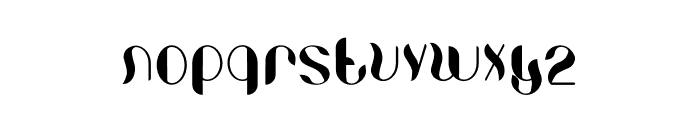 Photosynthesis Display Font LOWERCASE