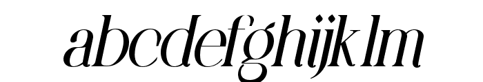 Phoveus Bold Italic Font LOWERCASE