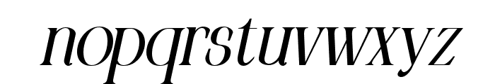 Phoveus Bold Italic Font LOWERCASE